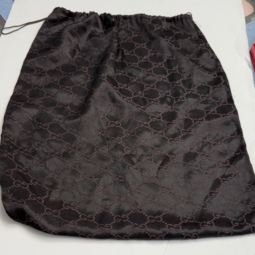 Gucci Satin GG drawstring Drawstring Logo  Dust Bag - Picture 3 of 5